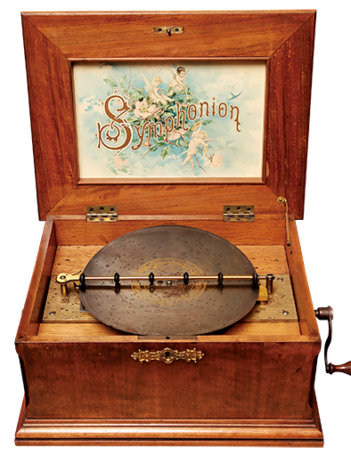 歷史悠久的圓盤音樂盒