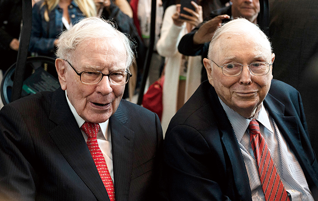 蒙格（右）是巴菲特（左）的長期夥伴。Getty Images
