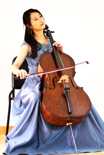 神韻交響樂團大提琴首席演奏家袁于茜。