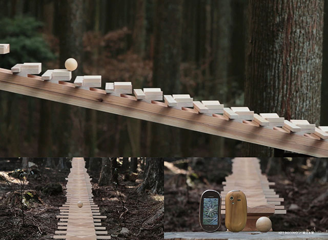 原野守弘（Morihiro Harano）的《森之木琴》是2011年日本電信公司NTT Docomo為了推銷自家的限量木質手機Touch Wood SH-08C所拍攝的廣告。基因生活出版提供