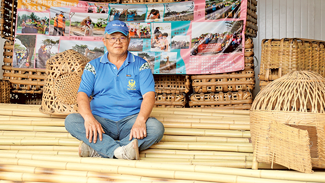 2012年斥資成立協會推廣竹藝，蔡世緯並不是想恢復當年榮景，而是希望在設計上拓展新路。