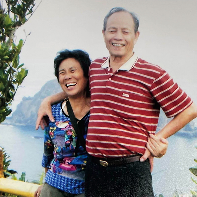 林貞粿行第一代創辦人林貞夫婦。葉俊宏攝影