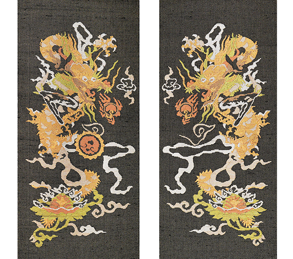 國家級無形文化資產重要傳統工藝「緙絲」保存者黃蘭葉的作品。