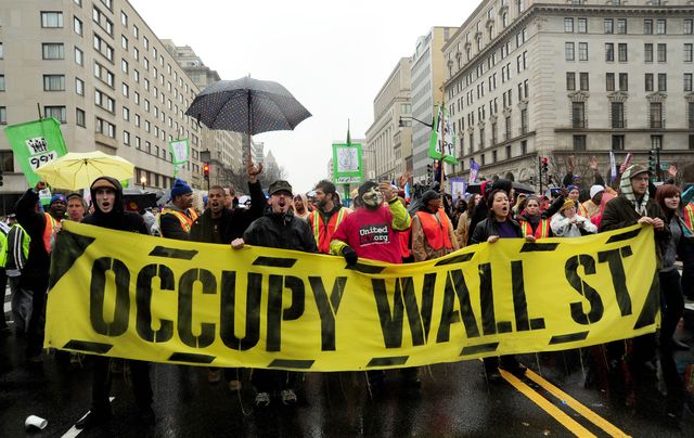 2011國際十大新聞 - 6. 占領華爾街運動 99%的人反對貪婪