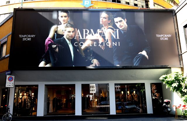 位於義大利米蘭的時尚名牌亞曼尼Armani旗艦店。Getty Images