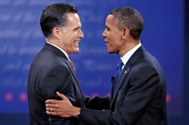 民主黨的歐巴馬2012年11月打敗共和黨的羅姆尼，連任美國第52屆總統。Getty Images
