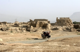 高昌故城是西域最大的古城遺址。高昌故城地處交通要衝，是古絲綢之路北道的門戶。