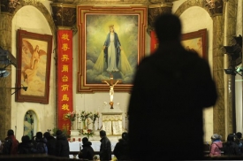 美國非政府組織「對華援助協會」發布報告稱，中國當局在2012年強化對中國基督教家庭教會的打壓迫害，教會領袖被捕人數增加。Getty Images