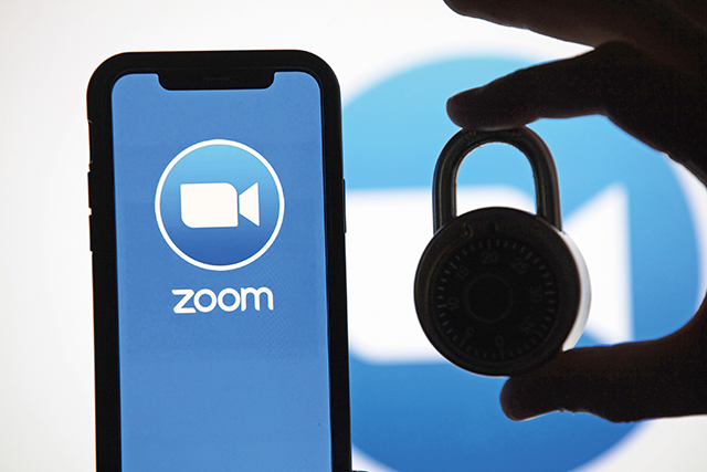 視訊軟體Zoom有將資料傳到中國的資安問題，美國太空總署（NASA）、特斯拉（Tesla）等公、民營單位相繼宣布禁用。Adobe Stock