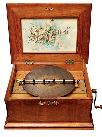 歷史悠久的圓盤音樂盒