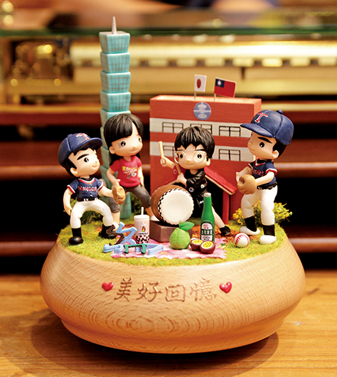 一位日本媽媽將台灣的回憶做成音樂盒留念