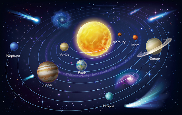 牛頓用一個對於太陽系如何運行的絕妙比喻，說服了原本不信神的天文學家哈雷。Adobe Stock