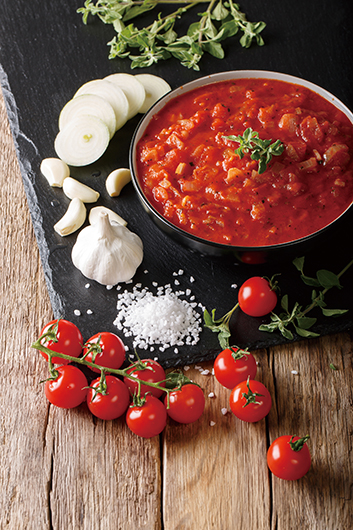 奧勒岡非常適合與番茄、起士搭配的菜餚，做成義大利菜的紅醬實用性最高。