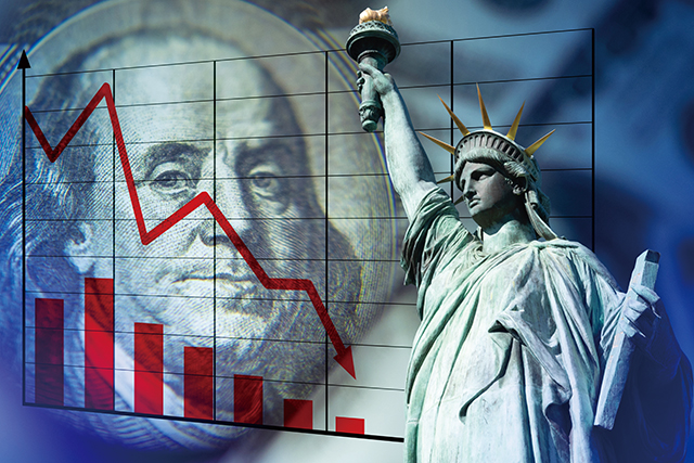 有預言家認為，美元崩盤是四種危機之一。Adobe Stock