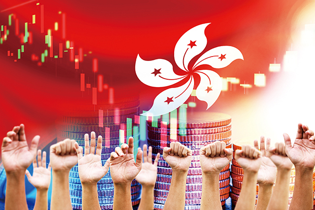 2022年7月1日，也是香港特首換屆的日子。然而中英聯合聲明被拋棄，香港民主法治25年全然改變。Adobe Stock