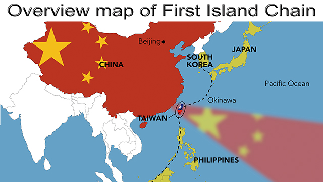 俄烏戰爭使第一島鏈國家：日本、韓國、台灣、菲律賓、越南等令美國更加容易包圍和孤立中共治下的北京當局。Adobe Stock
