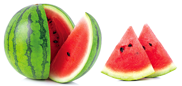 西瓜因盛產於夏天又名「夏瓜」，果實富含水分又稱「水瓜」。