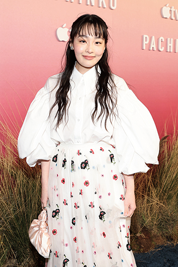 韓劇《柏青哥》女主角金敏荷2022年3月16日出席在洛杉磯舉行的全球首映活動。Getty Images