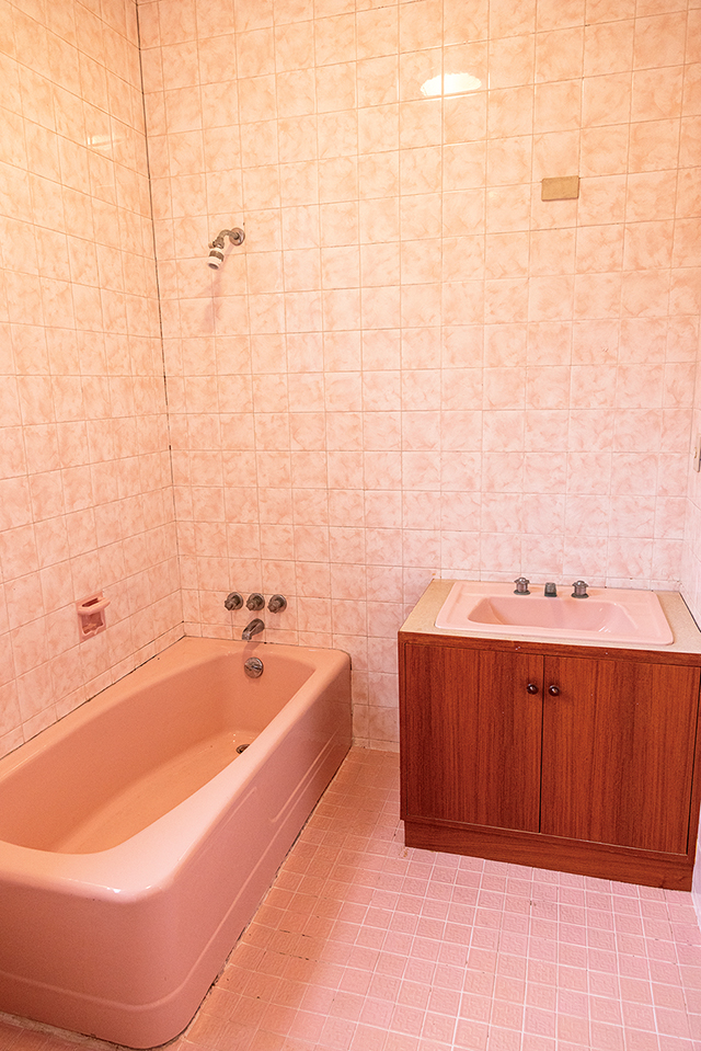 圓山大飯店神祕總經理孔二小姐的粉紅色衛浴。葉俊宏攝影