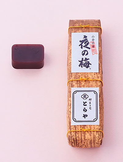日本代表性和菓子品牌「虎屋」的招牌產品羊羹。網路擷圖