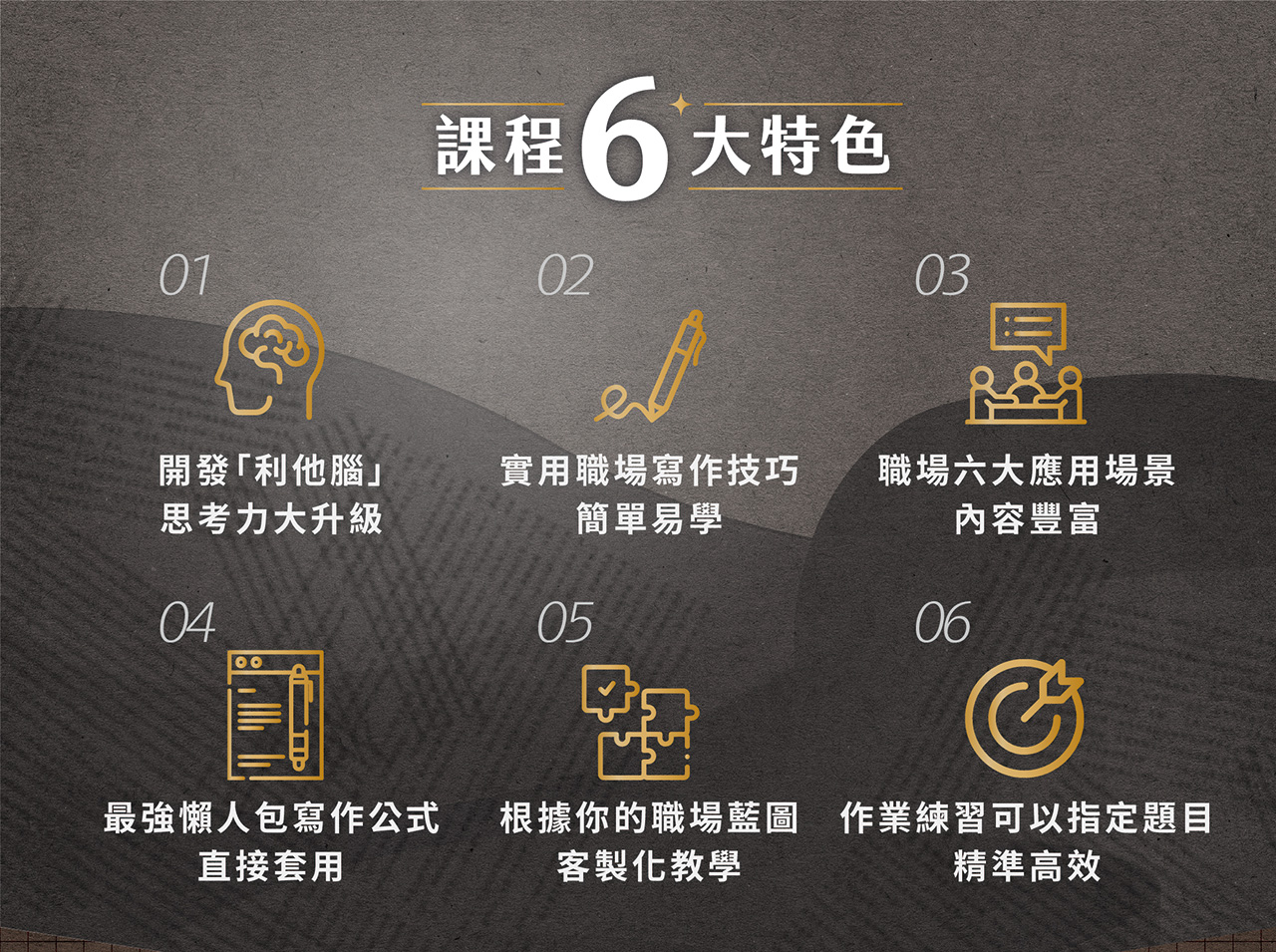 實用與客製化是灼見文創課程極大特色。灼見文創官網擷圖