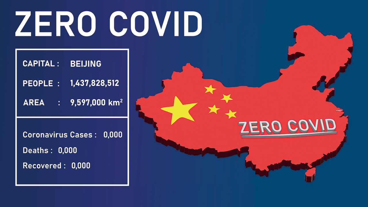 COVID-19疫情期間，習近平一意孤行採取極端的清零政策，挑戰全世界所有人的常識底線。Adobe Stock