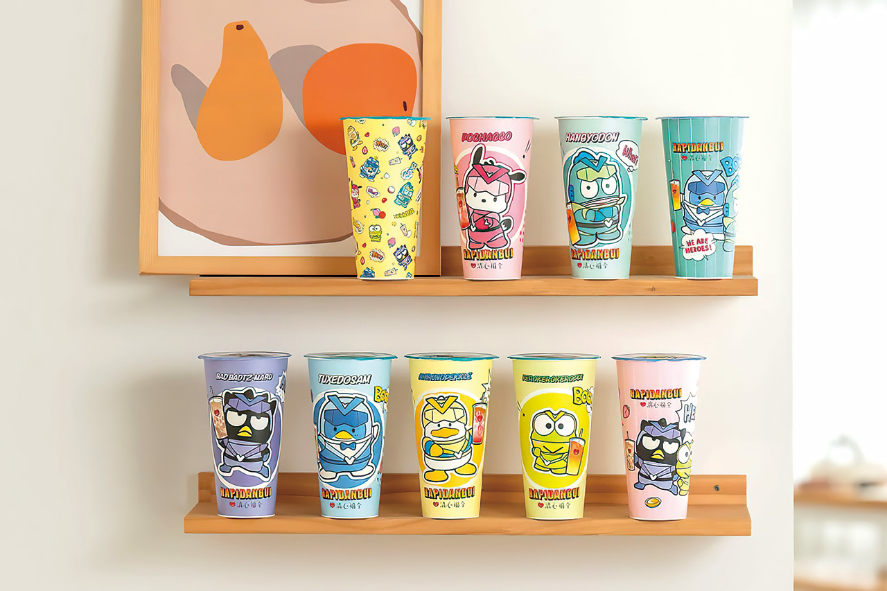 三麗鷗Hello Kitty品牌聯名強勢曝光，引發話題。清心福全提供