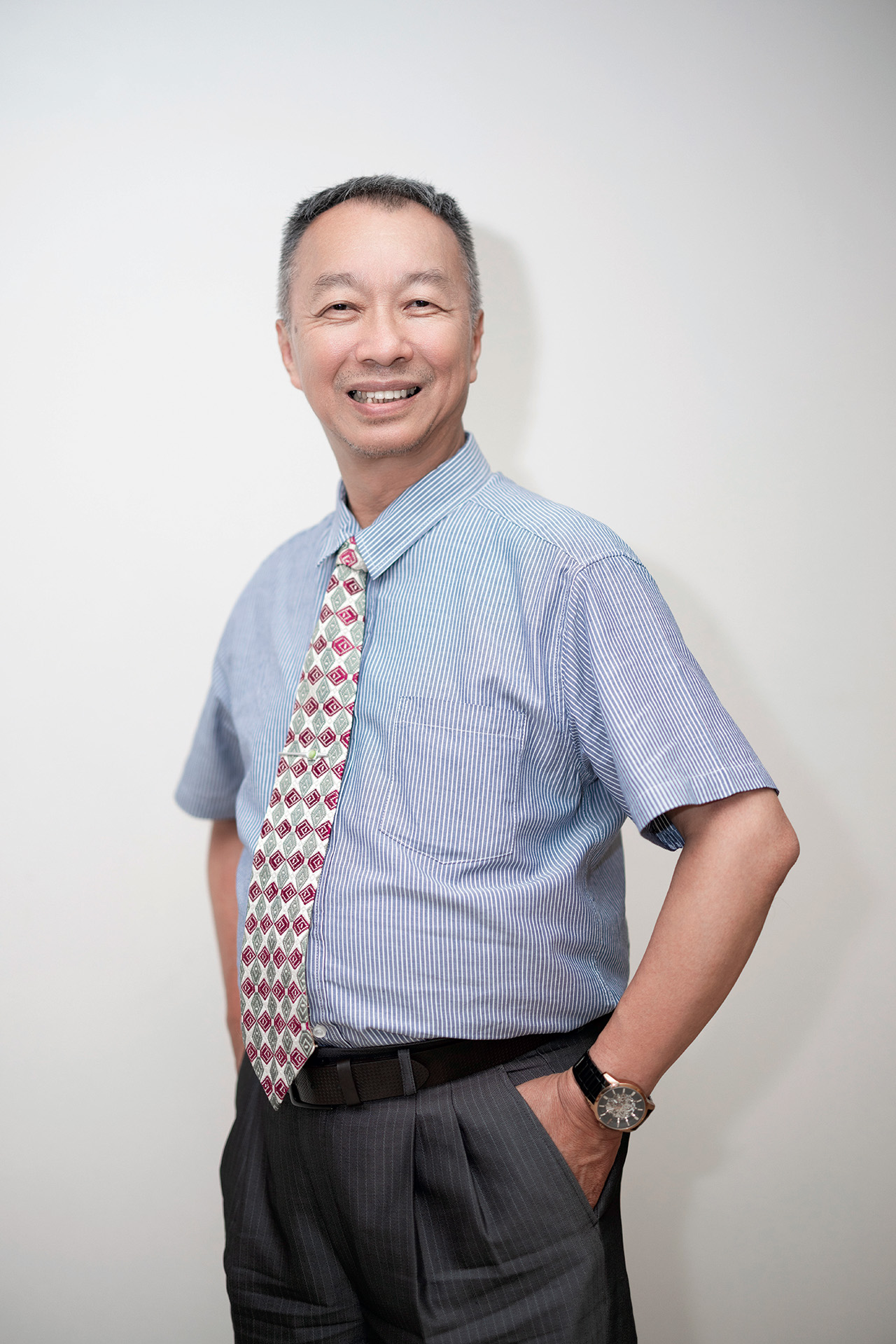 中華保台反共復國黨祕書長程凱力，曾在國民黨擔任黨工，歷經新黨與親民黨階段，最終走入台灣社會運動前線的行動者。葉俊宏攝影