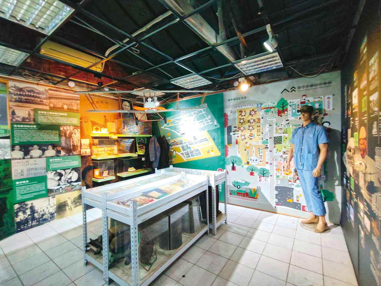 常設展館有豐富的典藏資料與文物。