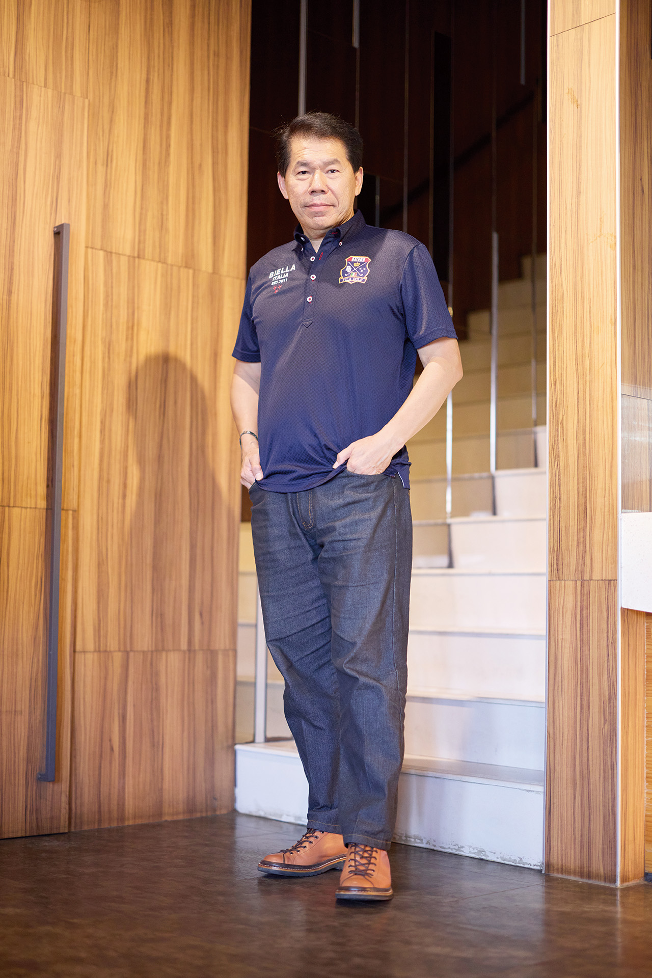 徐柏岳希望自己的快樂教養方式,能夠讓接觸到的人都「長出信心的羽毛」,足以翱翔天際。葉俊宏攝影