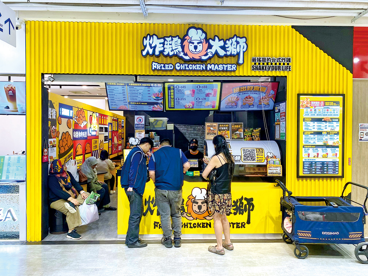 炸雞大獅台灣西門桂林店。揚秦國際提供
