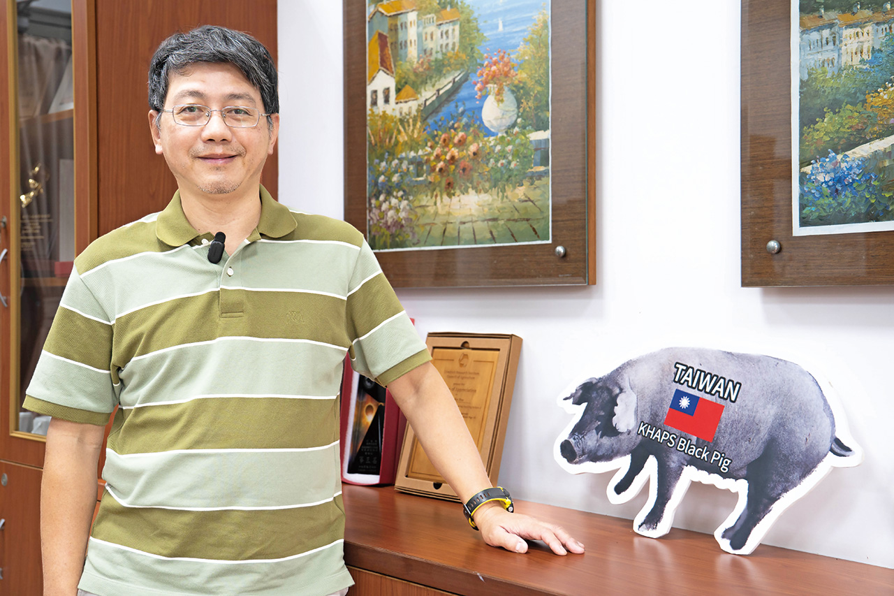 農業部畜產試驗所動物營養組組長許晉賓。謝平平攝影