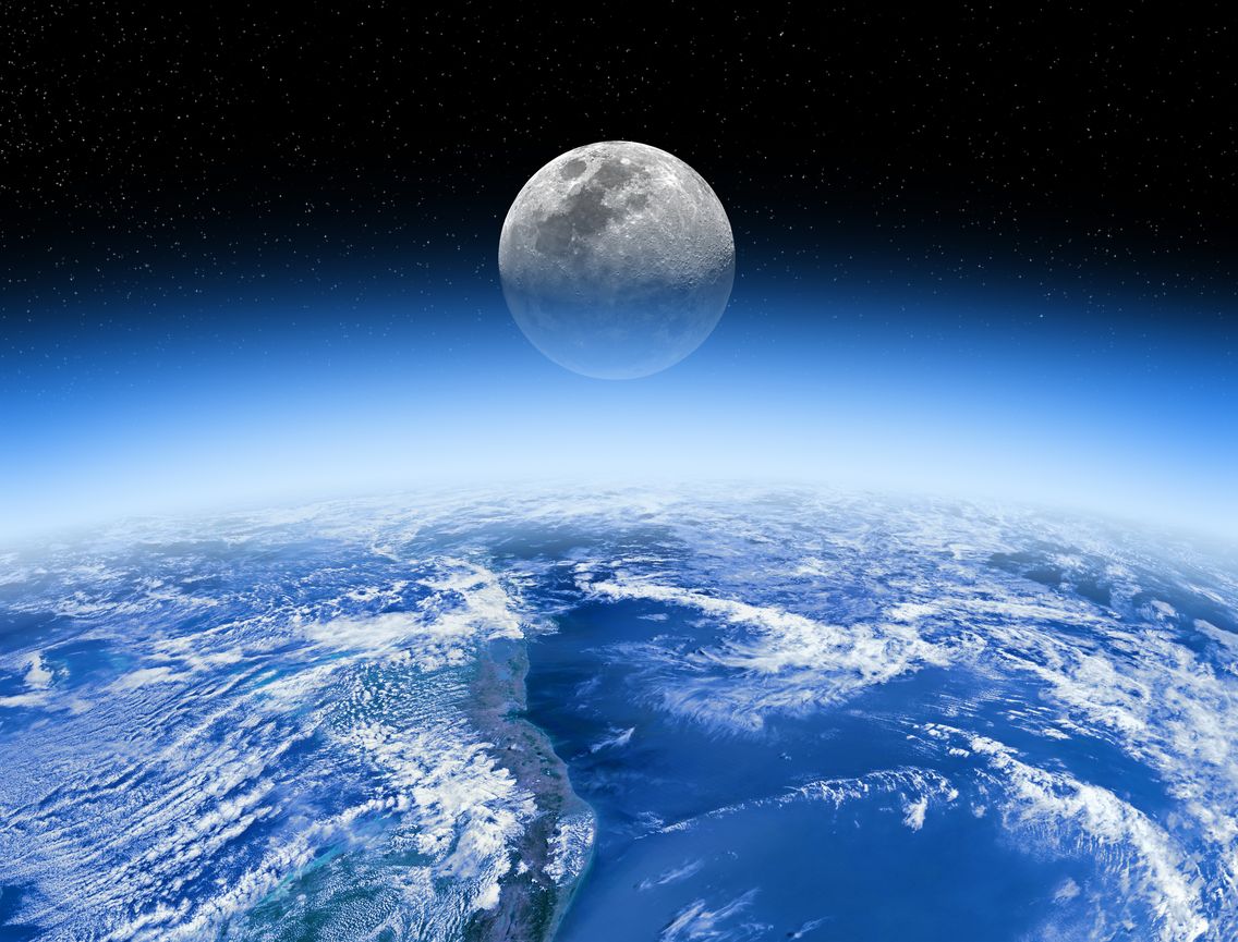 走，去太空看看美丽的地球与月球！|微卫星|地球|月球_新浪新闻