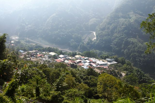 阿里山鄉的里佳部落，有著「藍色部落」的美稱。丹尼爾攝影