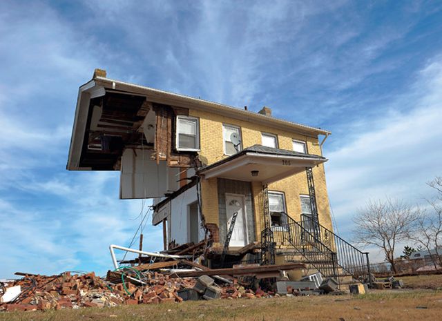 珊迪飓风造成的天灾损失达美国史上第二高。Getty Images
