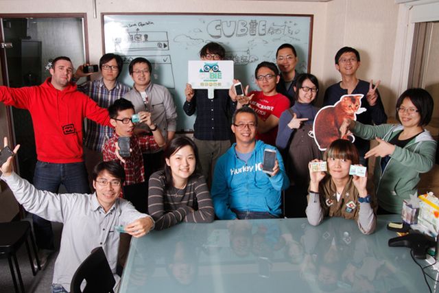 来自台湾、团队仅12人的Cubie Messenger，上线一年用户超过650万。李唐峰摄影。