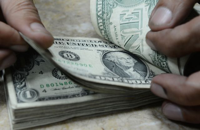 美元在美国以外的地区购买力增强。Getty Images