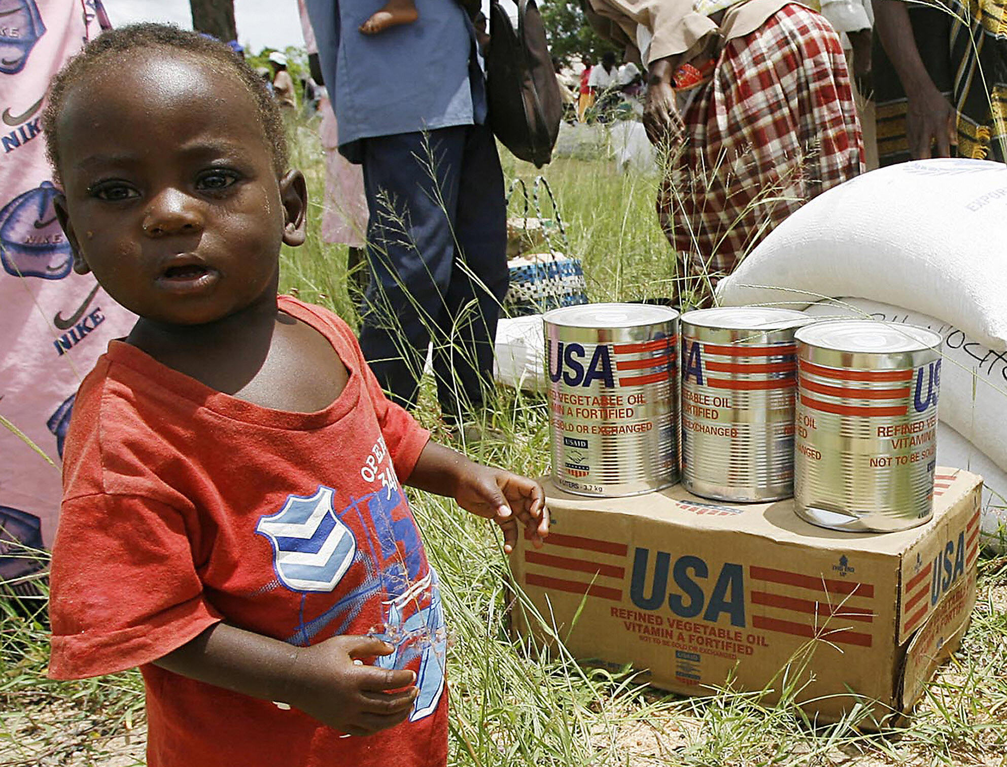 西方国家对非洲的援助，过去60年来金额巨大。以美国为例，2005那年，美国给第三世界国家的援助总共有1,226亿美元。