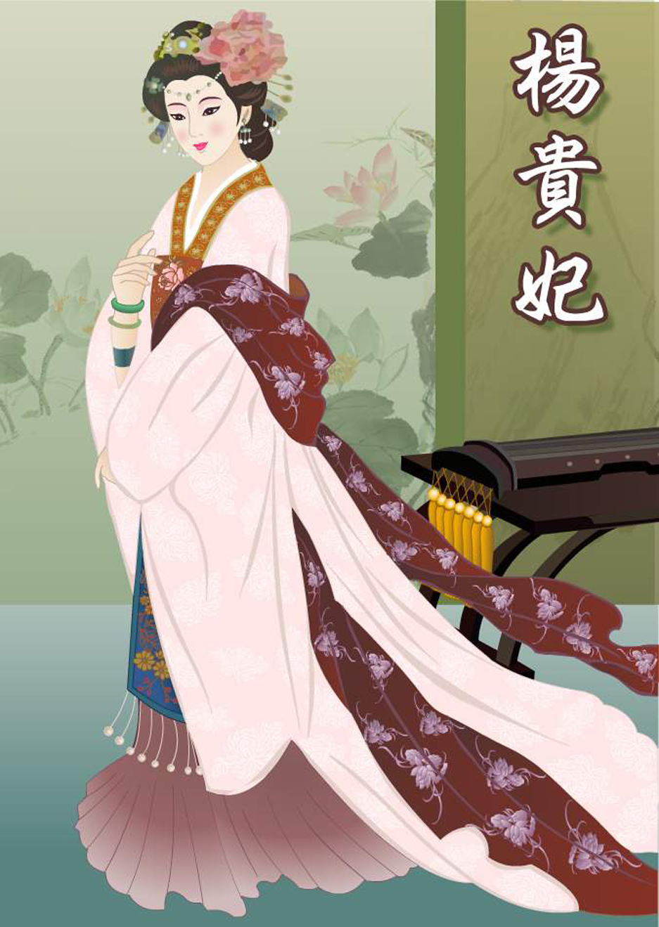 中国四大美女之一的杨贵妃，堪称当时的流行大师。