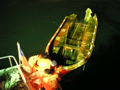 「瑞太八號」2005年2月10日由花蓮港出發前往日本石垣島後失蹤。海巡署事後在三貂角外海尋獲印有「瑞太八號」英文字體的救生艇。