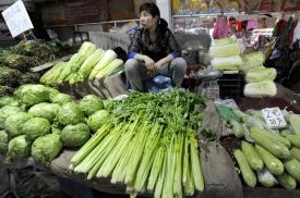 今年3月份大陸消費價格指數（CPI）比去年同期上漲3.6%。幅度最大的新鮮蔬菜上漲價格高達20.5%。