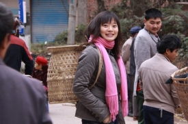 2009年秋天陳嘉韻前往重慶北部的農村進行採訪。網路圖片
