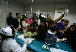 手足口病疫情又在中國大陸大量蔓延，官方並未公開疫情實際情況。