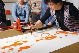 書法家陳嘉子 磨20年筆功再執畫筆